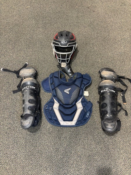 Youth Easton Gametime Catcher's Set w/ Rawling Helmet