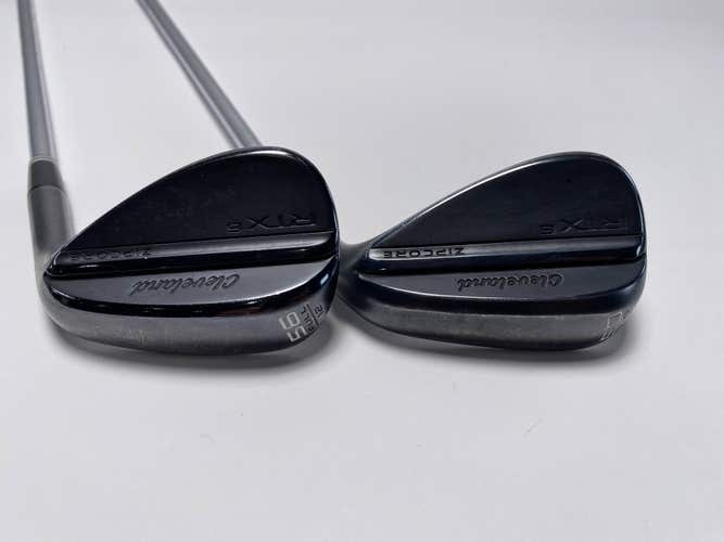 Cleveland RTX 6 ZipCore Black Satin Wedge Set 50* 10 56* 12 TT DG Mens RH
