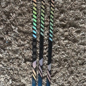 3 Pack, Senior Warrior Alpha LX2 PRO Left Hand Hockey Stick P88M Pro Stock (New)