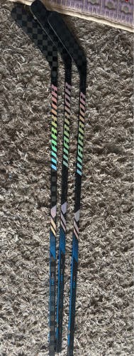 3 Pack, Senior Warrior Alpha LX2 PRO Left Hand Hockey Stick P88M Pro Stock (New)