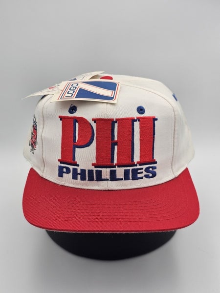 NEW Vintage Philadelphia Phillies Logo 7 Spellout MLB Sports Cap SnapBack Hat