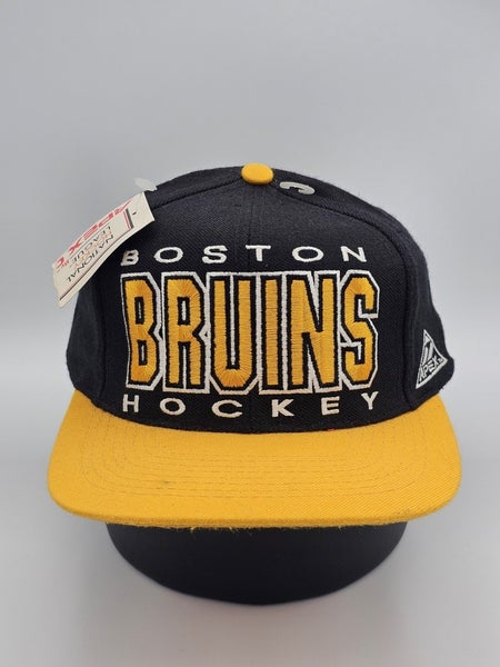 NEW Vintage Boston Bruins NHL Hockey Sports Apex One Wool Blend Hat Snapback