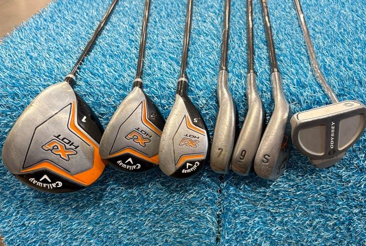 Junior Callaway Xj Hot Clubs (Full Set) 7 Clubs Right Handed (Used)