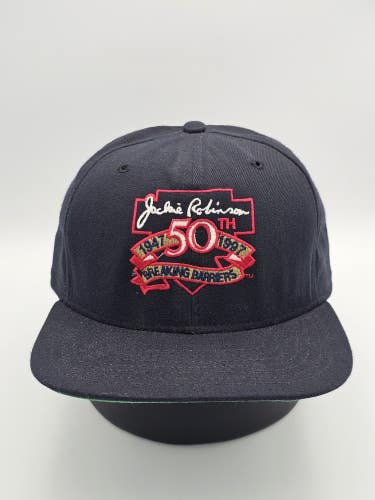 NEW Vintage Jackie Robinson 50th Anniversary New Era MLB Dodgers Hat Snapback