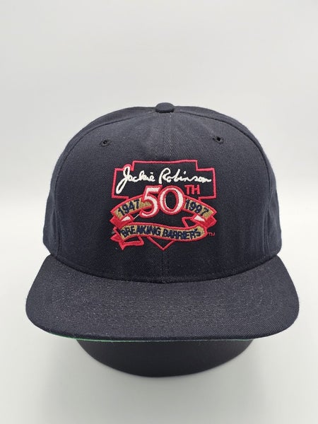 NEW Vintage Jackie Robinson 50th Anniversary New Era MLB Dodgers Hat Snapback