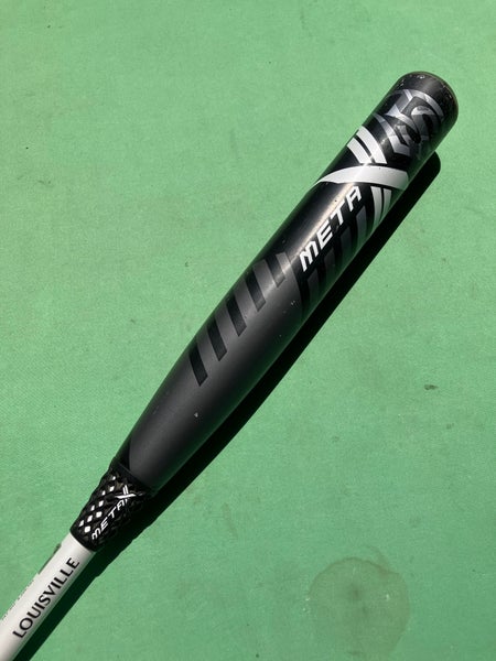 Black 2022 Louisville Slugger Meta Composite Bat (-10) Composite 20 oz 30" (Used)
