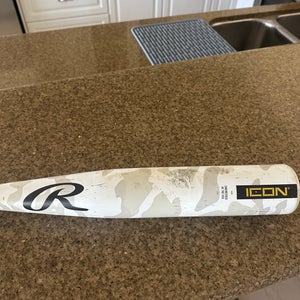 2025 Rawlings Icon Composite USSSA Certified Bat (-10) 21 oz 31" (Barely Used)