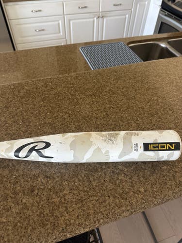 2025 Rawlings Icon Composite USSSA Certified Bat (-10) 21 oz 31" (Barely Used)