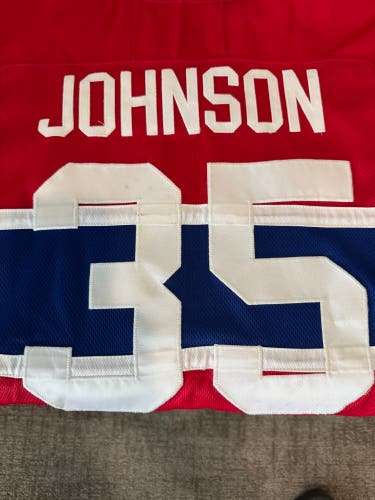 Home Montreal Goalie Cut Men's Jersey (Used)