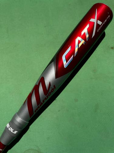 2023 Marucci CAT X Composite Bat USSSA Certified (-10) Composite 16 oz 26" (Used)
