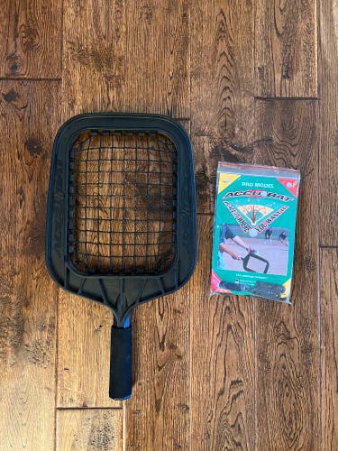 Accubat fungo racket and replacement net
