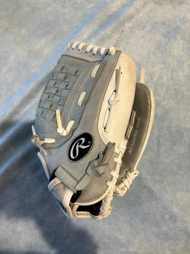 Gray Rawlings Highlight RH Softball Glove 12" (Used)