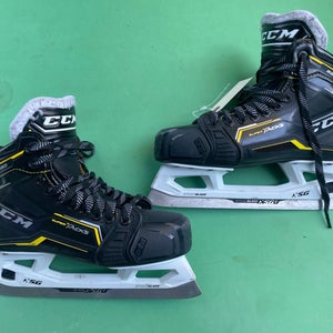 Senior CCM Super Tacks 9380 Hockey Goalie Skates Regular Width Size 6.5 (Used)