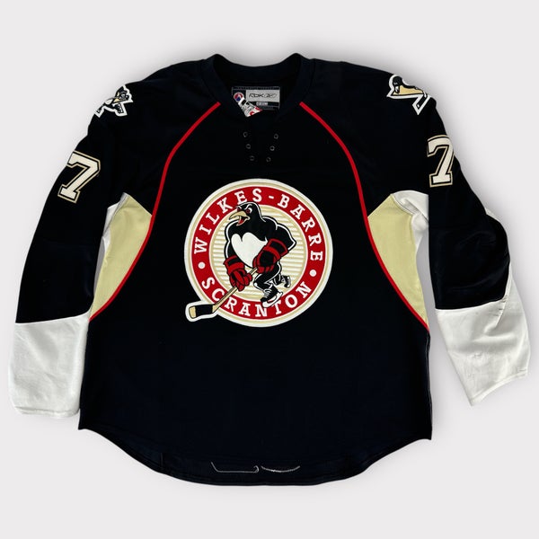 Pro Stock Game Used Wilkes-Barre/Scranton Penguins Preseason Away Jersey Sylvester