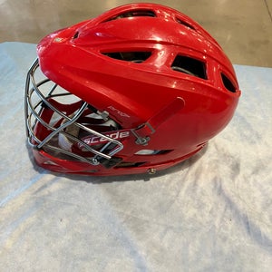 Red Adult Cascade Pro-7 Helmet (Used)