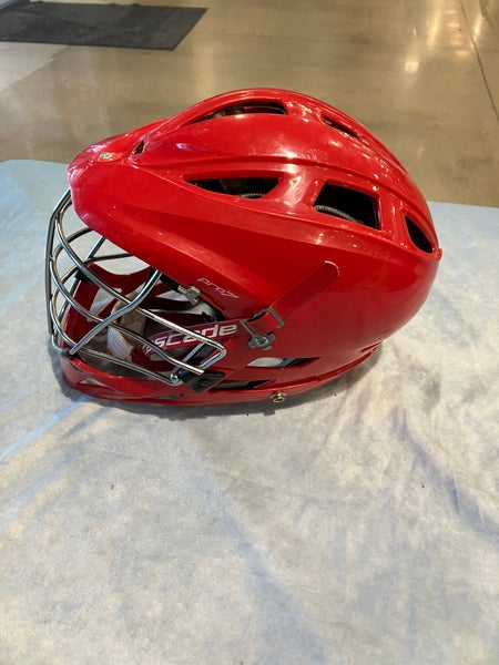 Red Adult Cascade Pro-7 Helmet (Used)
