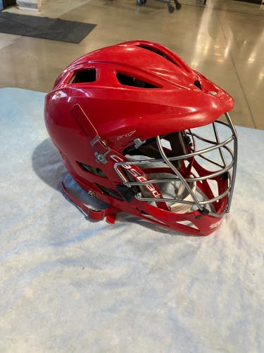 Red Adult Cascade Pro-7 Helmet (Used)