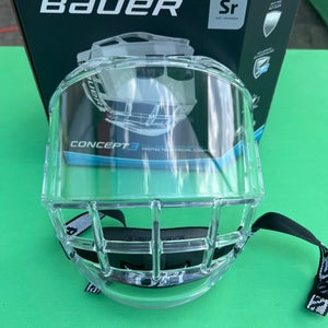 Senior Bauer Concept 3 Full Shield Cages, Visors & Shields (Used)