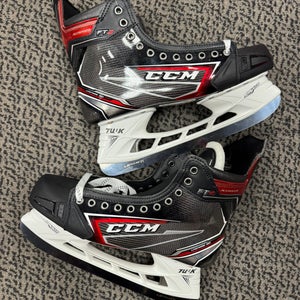 CCM Jetspeed FT2 size 11.5 Pro Stock skate with Bauer Edge holder/LS Pulse Blades