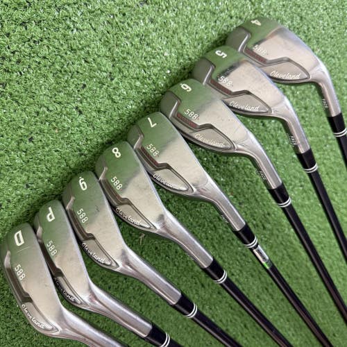Clevlnd 588 Altitude Iron Set 4-PW DW Action Ultralite 50g Womens Ladies Flex