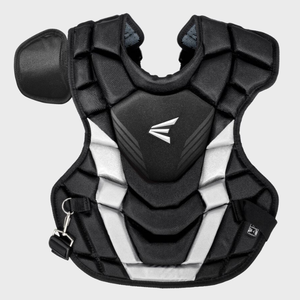 Easton Gametime Baseball Youth Catcher’s Chest Protector Ages 9‑12 Black Silver