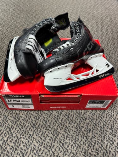 CCM Tacks XF Pro (with Speedblade reload release) size 9 Regular width Skates
