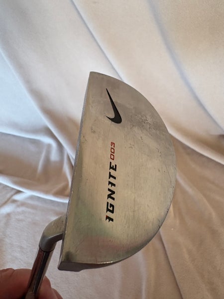 Silver Unisex Nike Mallet Ignite Right Handed Putter Uniflex 32" (Used)