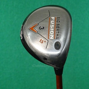 Callaway Big Bertha Fusion Fairway 15 3 Wood Aldila NVS 55-R Graphite Regular