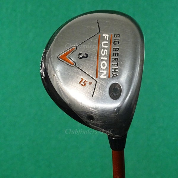 Callaway Big Bertha Fusion Fairway 15 3 Wood Aldila NVS 55-R Graphite Regular