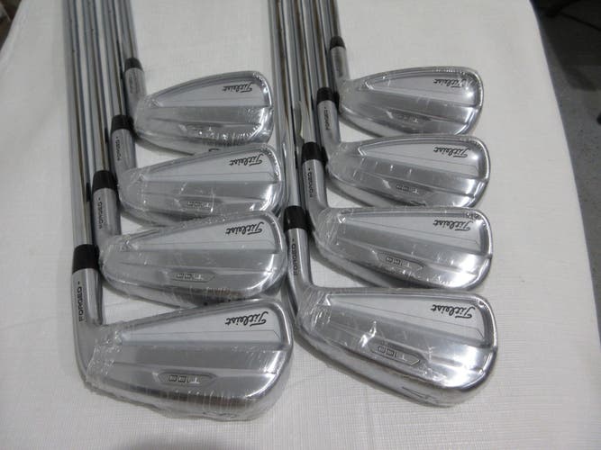 Titleist T100 21 Iron Set - 3-PW - X100 Extra Stiff X Flex Steel +1" Long - NEW