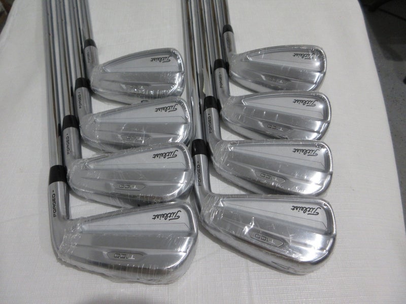 Titleist T100 21 Iron Set - 3-PW - X100 Extra Stiff X Flex Steel +1" Long - NEW