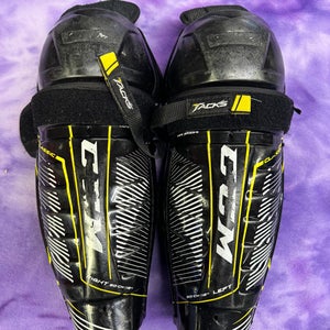 Junior CCM Tacks Classic Pro Shin Pads 12" (Used)