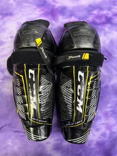 Junior CCM Tacks Classic Pro Shin Pads 12" (Used)
