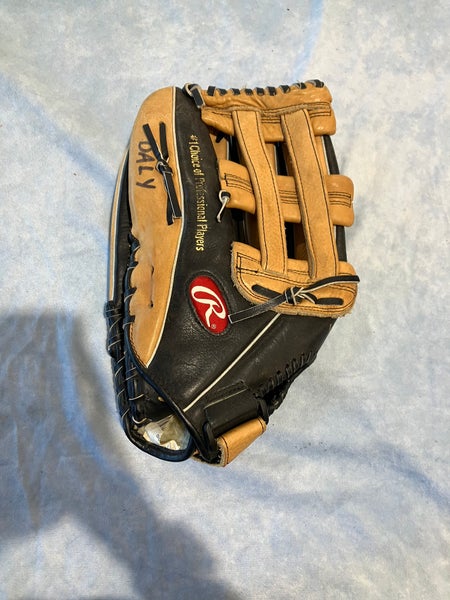Black Rawlings Player Preferred LH Outfield Baseball Glove 13.5" (Used)