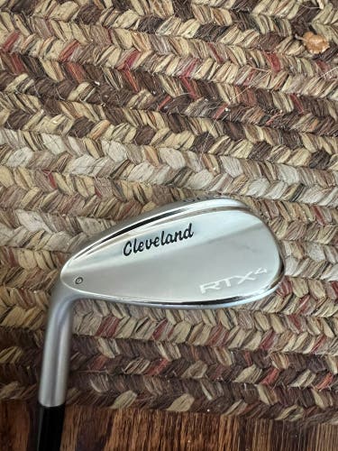 Men's Cleveland RTX 4 Left Hand Wedge Wedge Flex 56 Degree Steel Shaft (Used)