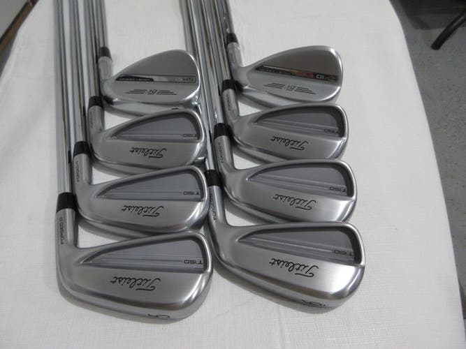 Titleist 2025 T150 & Vokey SM10 Iron Set - 5-PW, GW, SW - Regular Steel - MINT
