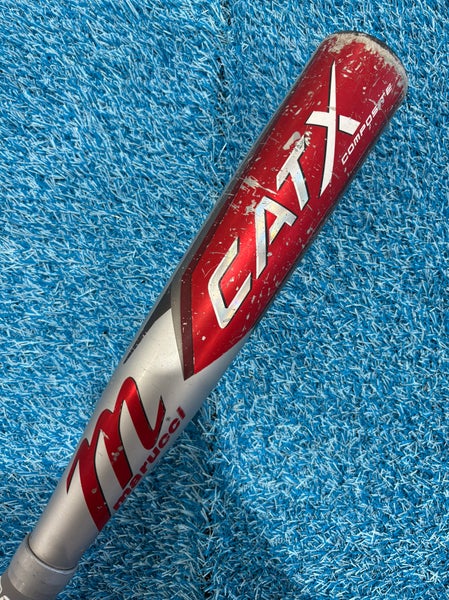 2023 Marucci CAT X Composite Bat USSSA Certified (-10) Composite 19 oz 29" (Used)