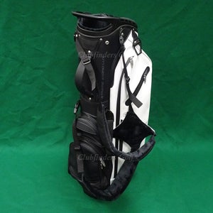 Tour Edge Xtreme Lux White/Black Golf Stand Bag w/ Raincover