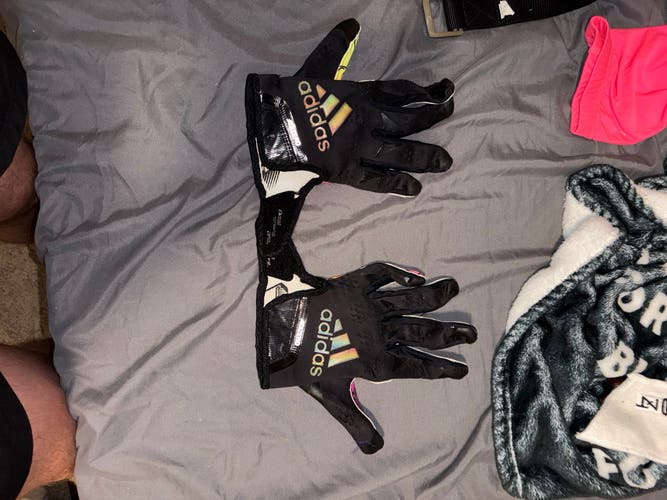 Black XL Adult Adidas Gloves (Used)