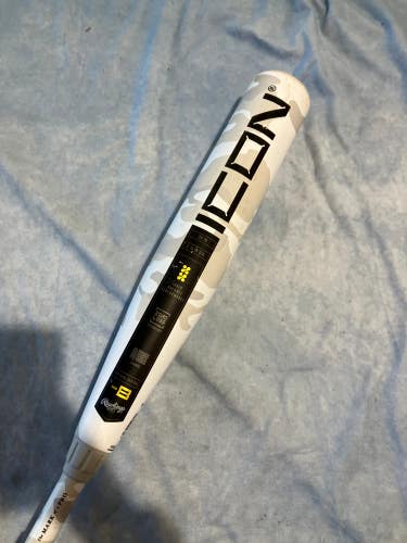 2025 Rawlings Icon Composite Bat USSSA Certified (-8) Composite 22 oz 30" (Used)