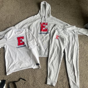 Full East Lacrosse Sweatshirt, sweatsuit, and shooting shirt kit