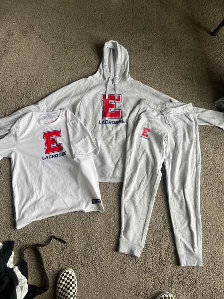 Full East Lacrosse Sweatshirt, sweatsuit, and shooting shirt kit