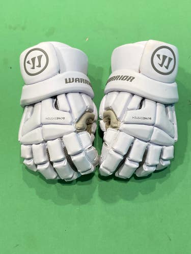 Used Warrior Burn Lacrosse Gloves 13"