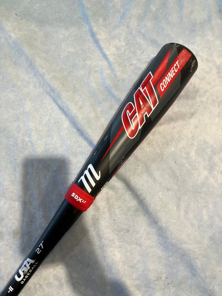2023 Marucci CAT Connect Hybrid Bat USABat Certified (-11) Hybrid 16 oz 27" (Used)