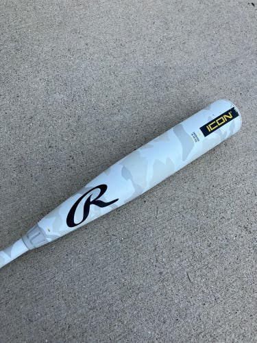 2025 Rawlings Icon Composite Bat USSSA Certified (-10) Composite 20 oz 30" (Used)