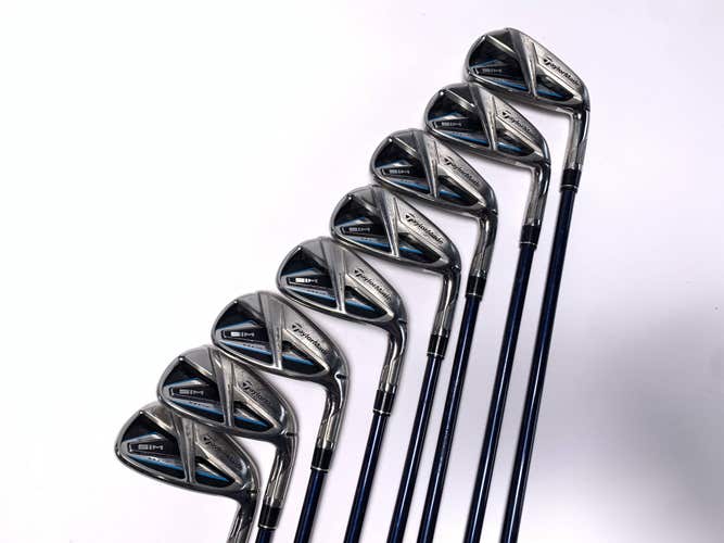 TaylorMade SIM MAX Iron Set 4-PW+GW Fujikura Ventus Blue 6R Regular RH