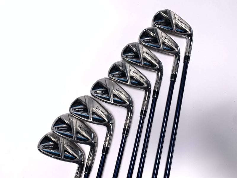 TaylorMade SIM MAX Iron Set 4-PW+GW Fujikura Ventus Blue 6R Regular RH