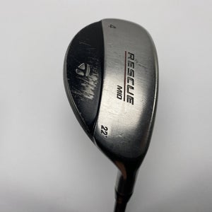TaylorMade Rescue Mid 4 Hybrid 22* Senior Graphite Mens RH