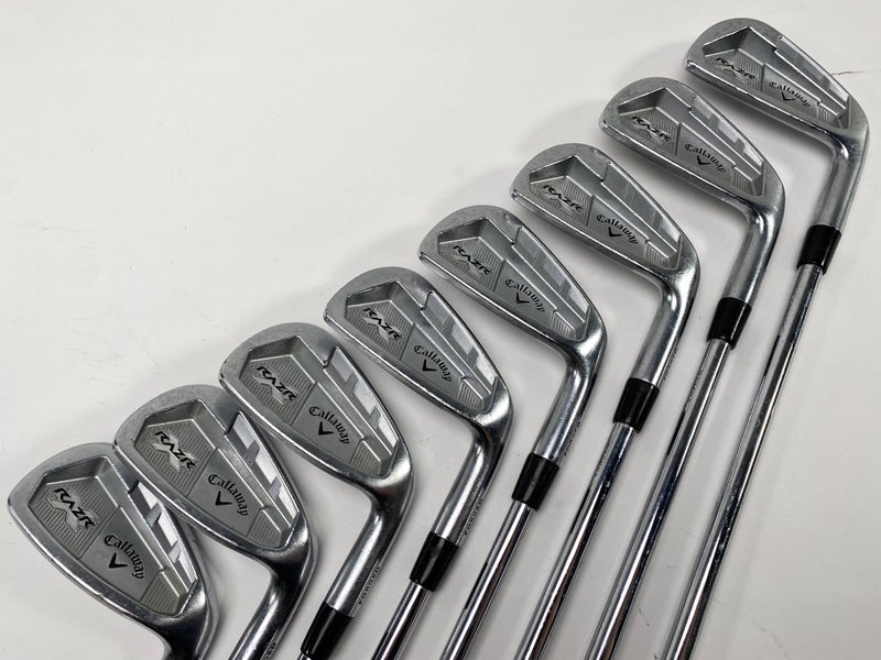 Callaway Razr X Forged Iron Set 3-PW Project X Flighted 6.0 Stiff Steel Mens RH