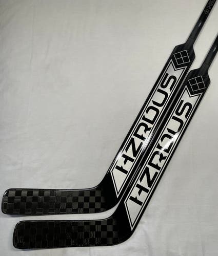 NEW True HZRDUS 7X4 Goalie Sticks, 26”, Black/Gray, FULL RIGHT - 2 Pack